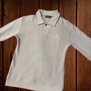 Loro Piana Beige Knit Polo